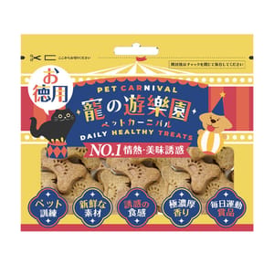 寵之遊樂園 寵之遊樂園 狗零食 燕麥鈣奶潔齒餅 歡樂裝 1包 1包 正面圖