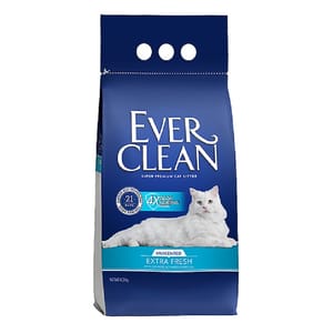 Ever Ever Clean 美國 礦物貓砂 藍鑽 藍標 4X除臭皇 無香味 4.2kg 2kg 正面圖