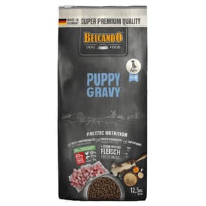 Belcando Belcando 狗糧 無穀物天然犬乾糧 小型幼犬糧 肉汁配方 雞肉+鴨肉 12.5kg 5kg  正面圖