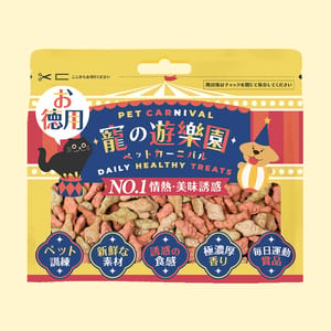 寵之遊樂園 寵之遊樂園 狗零食 三文魚燕麥餅 100g 歡樂裝 1包 100g 正面圖