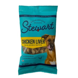 Stewart Stewart 狗零食 凍乾雞肝粒 0.5oz 試食裝 5oz 正面圖