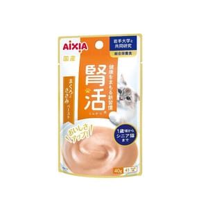 AIXIA AIXIA 愛喜雅 貓濕糧 腎活 健康主食餐包系列 吞拿魚+雞肉醬 40g 40g 正面圖