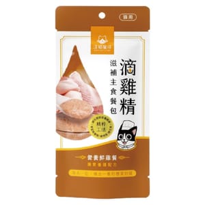 汪喵星球 汪喵星球 貓餐包 DogCatStar 滴雞精滋補主食餐包 腸胃養護 營養鮮雞餐 40g 40g 正面圖