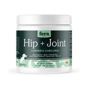 Fera Fera Pets Supplement 狗狗營養補充品 髖骨及關節護養 咀嚼片 90片  犬用 正面圖