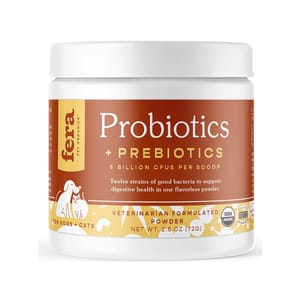 Fera Fera Pets Supplement 貓狗營養補充品 USDA有機認證 有機益生菌及益生元營養粉 72g 72g 正面圖