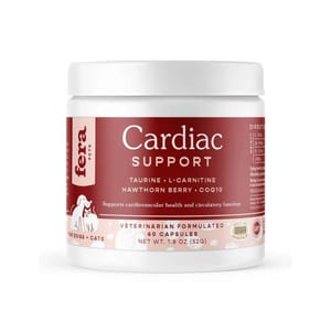 Fera Fera Pets Supplement 貓狗營養補充品 輔酶Q10心臟及心血管健康膠囊 60粒 60粒  正面圖