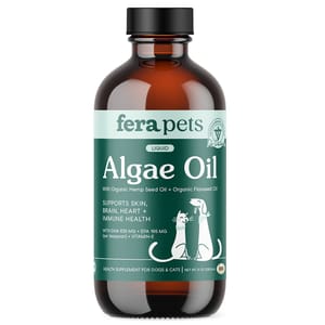 Fera Fera Pets Supplement 貓狗營養補充品 純素海藻油 Omega-3、6、9s 8oz 8oz  正面圖