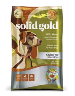 solidgold素力高 solidgold素力高 無穀物成犬乾狗糧 Wild Heart 24lb 24lb  正面圖