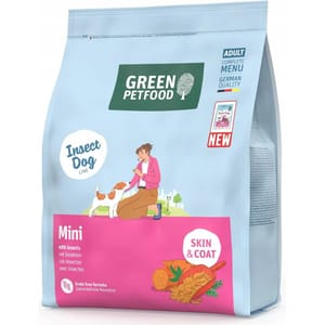 Green Green Petfood Insect Dog Mini 狗糧 蟲製防皮膚過敏小型犬配方 3kg 3kg  正面圖