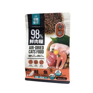怪獸部落 怪獸部落 貓糧 98%鮮肉主食貓糧 鮭魚 250g 250g  正面圖