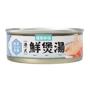 怪獸部落 怪獸部落 貓犬副食罐 港式鮮煲湯 銀耳魚湯 80g 80g  正面圖