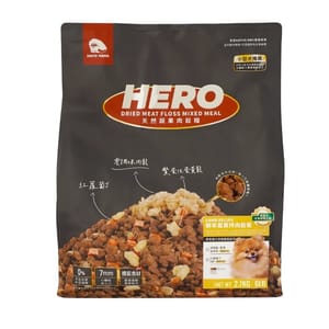 HeroMama HeroMama 狗糧 天然蔬果肉鬆糧 小型犬用 羊肉拌肉鬆餐 2.7kg 7kg 犬用 正面圖