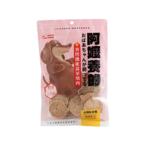 HeroMama HeroMama 狗小食 阿嬤養的系列 香烤機能蔬果燒肉 心情好放鬆 80g 80g  正面圖