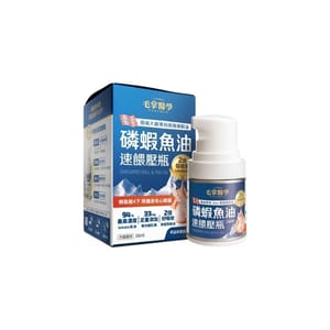 毛掌醫學 毛掌醫學 磷蝦魚油 速餵壓瓶 爆毛神器 貓狗適用 16ml 16ml  正面圖