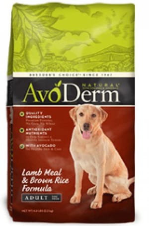 AvoDerm AvoDerm Natural 牛油果羊肉米配方狗糧  26lb 26lb  正面圖