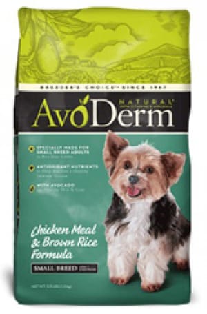 AvoDerm AvoDerm Natural 雞肉配方細粒裝狗糧 3.5lb 5lb 正面圖