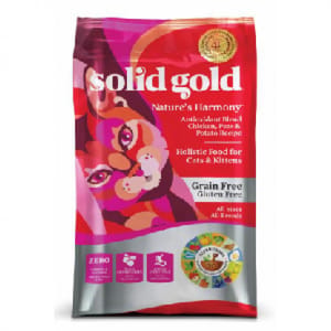 solidgold素力高 solidgold素力高 無穀物全貓乾糧 Nature's Harmony 6lb 6lb 正面圖