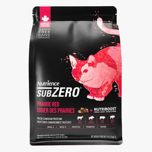 Nutrience Nutrience SUBZERO 無穀物貓糧 全貓配方 凍乾脫水鮮牛肝配紅肉及海魚 4lbs 1.8kg 4lb  正面圖