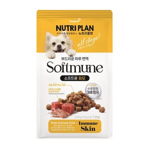 Nutriplan Nutriplan 營養企劃 軟質狗糧 免疫與皮膚護理支持 1.2kg 2kg 正面圖