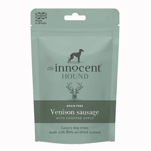 The The Innocent Hound 狗零食 風乾小食 鹿肉蘋果香腸 7pcs 正面圖