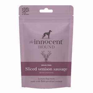The The Innocent Hound 狗零食 風乾小食 切片鹿肉薯仔香腸 70g 70g 正面圖