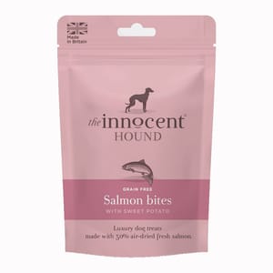 The The Innocent Hound 狗零食 風乾小食 紅薯三文魚 10pcs 正面圖
