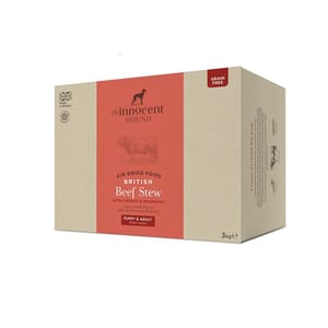 The The Innocent Hound 狗糧 風乾主食糧 英式炆煮牛肉配紅蘿蔔及迷迭香 1.5kg 5kg  正面圖