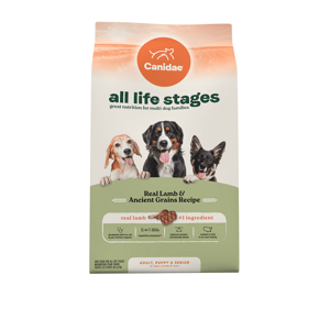 CANIDAE CANIDAE 咖比 狗糧 life stages 羊肉糙米配方 15lb 15lb  正面圖