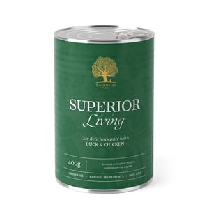 Essential Essential Foods 易膳 狗罐頭 主食罐 完美品質生活 Superior Living 400g 400g  正面圖