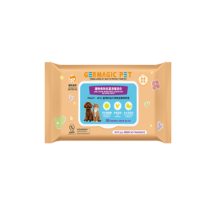 Germagic Germagic 貓犬用 寵物長效抗菌消毒濕巾  貓犬用 正面圖
