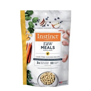 Instinct Instinct 貓糧 本能 貓糧 無穀物凍乾成貓生肉主食糧 走地雞肉 9.5oz 5oz  正面圖