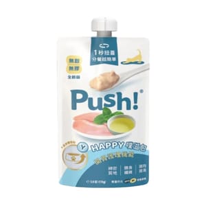 Push! Push! 噗滋包 機能貓貓主食肉泥 開胃護理 雞肉雞湯 110g 110g  正面圖