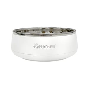 HUNDHAVN HUNDHAVN 犬用 防打翻不銹鋼寵物單狗碗  顔色隨機  犬用 正面圖