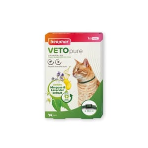 Beaphar Beaphar 貓用 VETOpure 回歸自然防蚊+跳蚤+蜱蟲3合1頸帶 貓用 正面圖