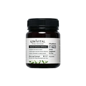 Kiwivital Kiwivital 貓犬用 OliveBoost 橄欖葉草療配方 80g 80g 貓犬用 正面圖