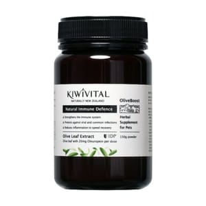 Kiwivital Kiwivital 貓犬用 OliveBoost 橄欖葉草療配方 150g 150g 貓犬用 正面圖