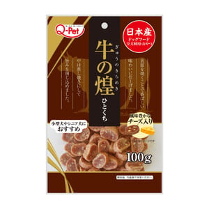 日本Q-Pet 日本Q-Pet 狗小食 牛の煌 牛肉芝士片 100g 100g  正面圖