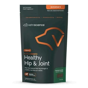 腸胃 關節保健 VetriScience 小型犬用 第三階段關節寶咀嚼片 60粒 [30磅以下] 雞肉味 (0900669.060)