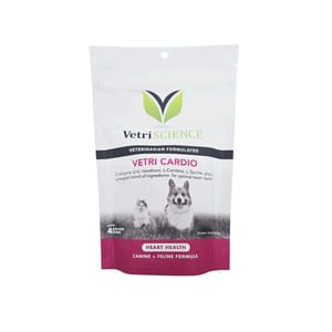 貓咪保健用品 VetriScience 貓犬用 心血管保健咀嚼片 45粒 (09PK602.045)