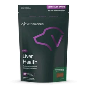 狗狗保健用品 VetriScience 犬用 護肝咀嚼片 60粒 雞肉味 (0900725.060)