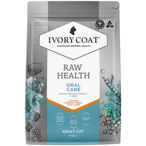 Ivory Coat Ivory Coat 貓糧 無穀物雞肉+生羊肺凍乾 口腔護理成貓配方 4kg (ICS-261315)