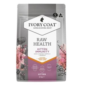 Ivory Coat Ivory Coat 貓糧 無穀物雞肉+生羊肺凍乾 免疫力增強幼貓配方 2kg (ICS-261308)