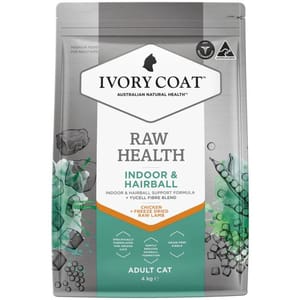 Ivory Coat Ivory Coat 貓糧 無穀物雞肉+生羊肺凍乾 去毛球室內成貓配方 4kg (ICS-261313)