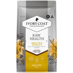 Ivory Coat Ivory Coat 狗糧 無穀物乾糧+生羊肺凍乾 健康管理活力袋鼠肉成犬配方 10kg (ICS-261277)