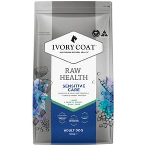 Ivory Coat Ivory Coat 狗糧 無穀物乾糧+生羊肺凍乾 敏感與皮膚護理羊肉成犬配方 10kg (ICS-261275)