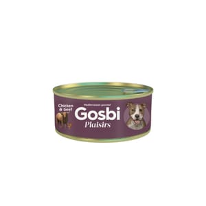 Gosbi Gosbi Plaisirs 無穀物狗罐頭 雞肉+牛肉 185g (GPCB185)