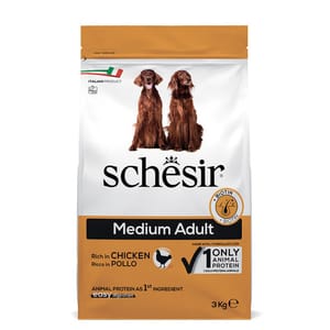 狗糧 Schesir 狗糧 中型成犬糧 天然雞肉配方 3kg (SCH16000)