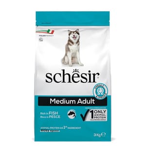 狗糧 Schesir 狗糧 中型成犬糧 天然魚肉配方 3kg (SCH16008)