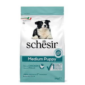 狗糧 Schesir 狗糧 中型幼犬糧 天然雞肉配方 3kg (SCH16012)
