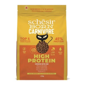 貓糧 Schesir 貓糧 成貓糧 無穀物 高蛋白雞肉雞蛋配方 1.25kg (SCH13821)